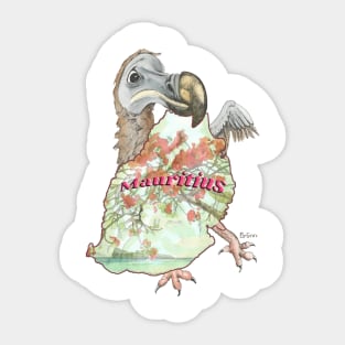 Dodo in Mauritius Sticker